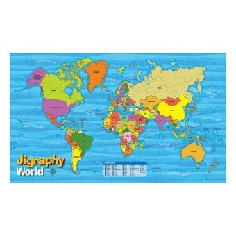World Jigraphy Puzzle 112 Pieces image number 2