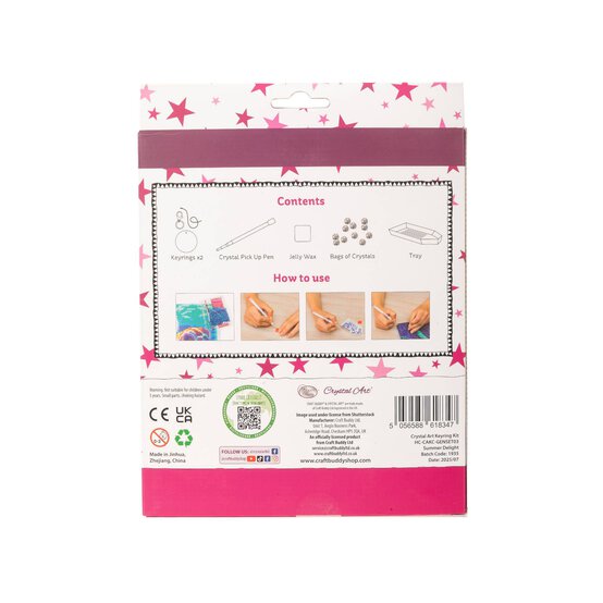 Crystal Art Summer Delight Keyring Set 2 Pack image number 5