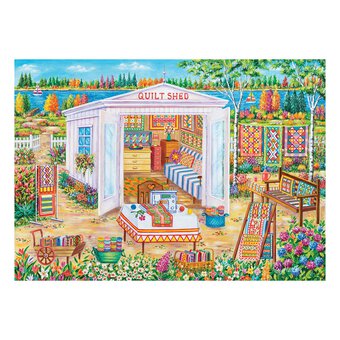 Quilt Shed Jigsaw Puzzle 1000 Pieces