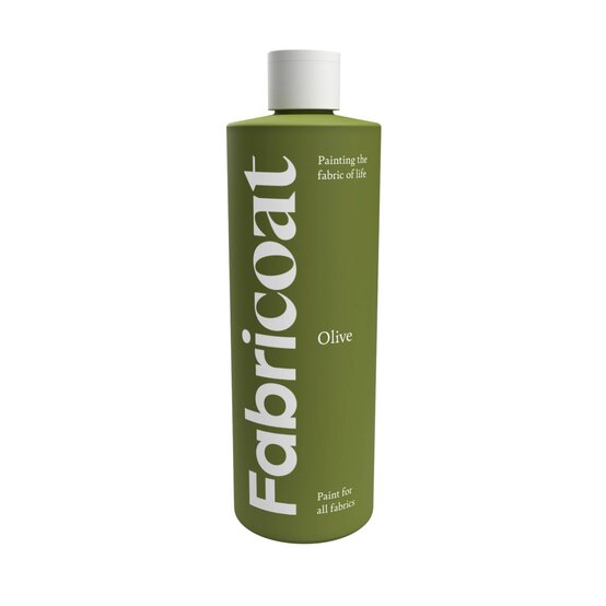 Fabricoat Olive Fabric Paint 500ml image number 1