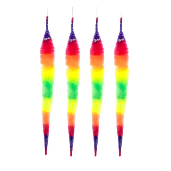 Rainbow Twisty Worms 4 Pack image number 1