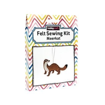 Meerkat Felt Sewing Kit