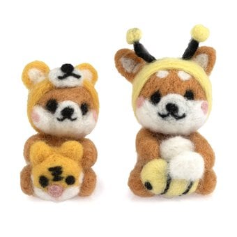 Bee and Tiger Felting Kit