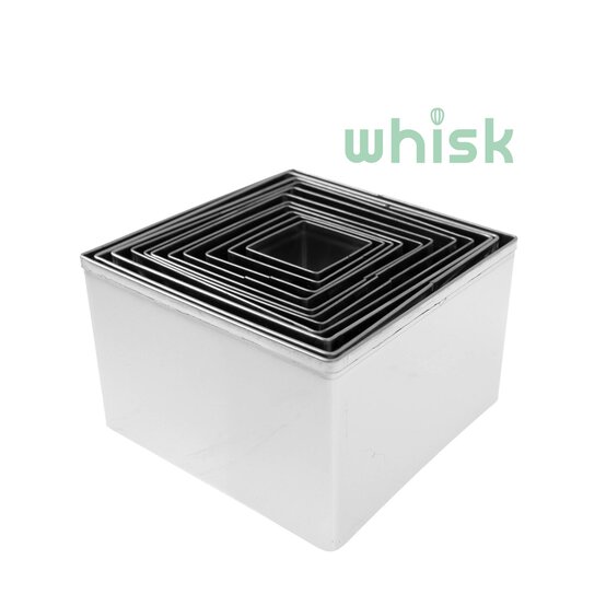 Whisk Square Nested Cutters 11 Pieces image number 1