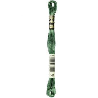 DMC Green Mouline Special 25 Cotton Thread 8m (367) image number 3