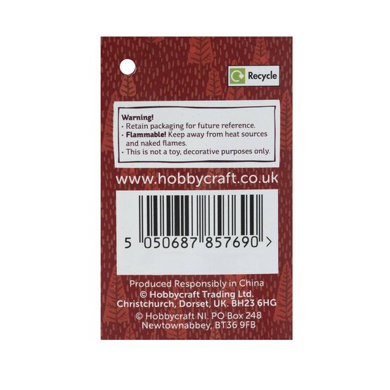 Burgundy Velvet Stag 32cm image number 5