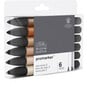 Winsor & Newton Skin Tone Promarkers Set 2 6 Pack image number 4