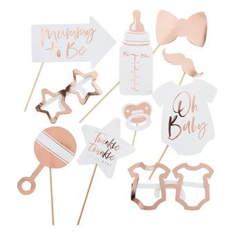 Ginger Ray Twinkle Twinkle Photo Booth Props 10 Pieces