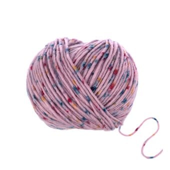 Knitcraft Purple Print Join the Dots Yarn 100g  image number 3