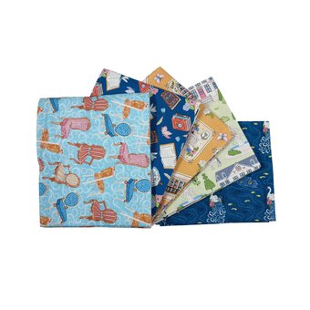 Austen&rsquo;s Library Cotton Fat Quarters 5 Pack