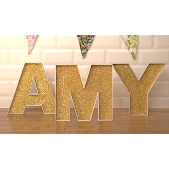 How to Decorate Fillable Wooden Letters