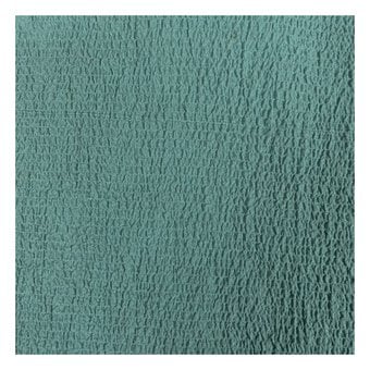 Jade Crinkle Plain Dyed Fabric by the Metre