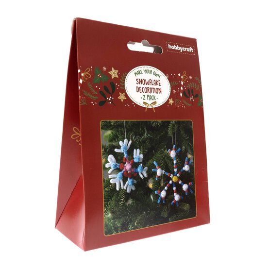 Make Your Own Snowflake Decoration Kit 2 Pack image number 3