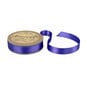 Purple Double-Faced Satin Ribbon 12mm x 5m image number 1