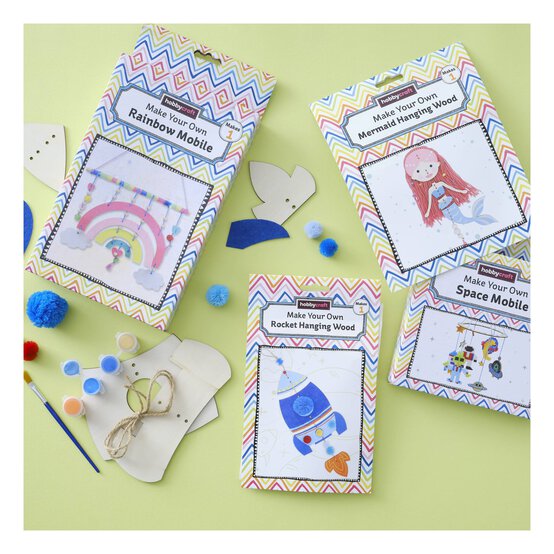 Make Your Own Hanging Wood Mermaid Kit image number 6