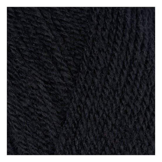 Knitcraft Black Everyday 4 Ply Yarn 100g image number 2