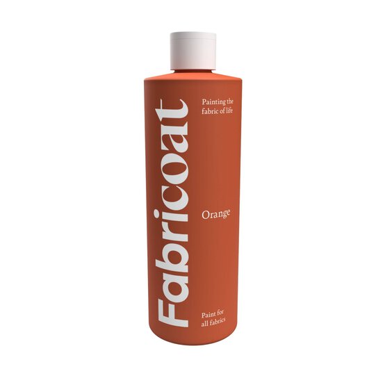 Fabricoat Orange Fabric Paint 500ml  image number 1