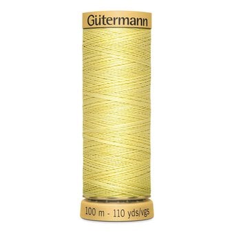 Gutermann Yellow Cotton Thread 100m (349)