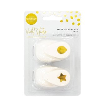 Violet Studio Balloon and Star Mini Punch Set 2 Pack
