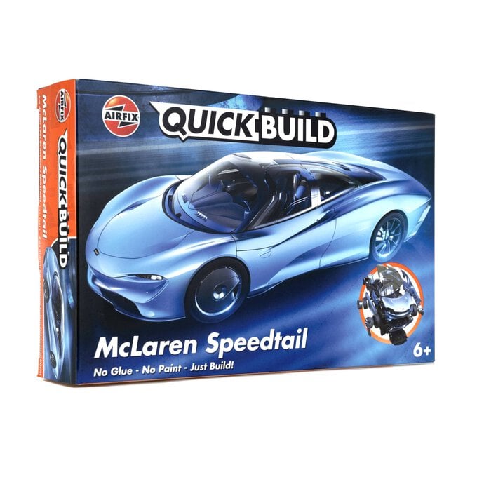 Airfix Quickbuild McLaren Speedtail Model Kit image number 1