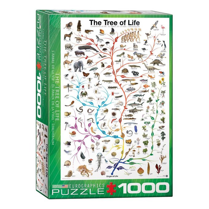 Eurographics Tree of Life Jigsaw Puzzle 1000 Pieces image number 1