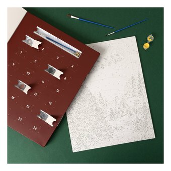 Paint by Numbers Christmas Scene Advent Calendar