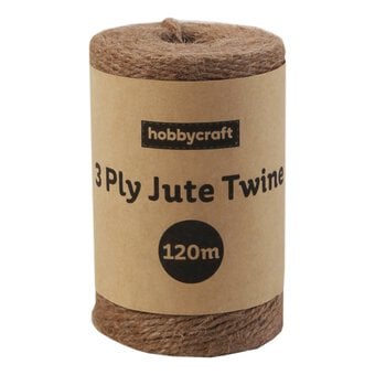 Natural Jute Twine 3 Ply 120m