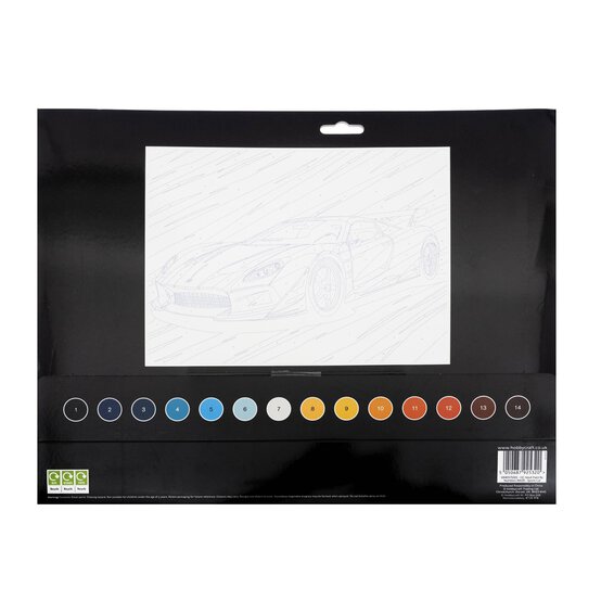Sports Car Paint by Numbers image number 4
