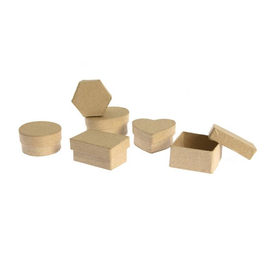 Mache Mini Boxes 6 Pack image number 1