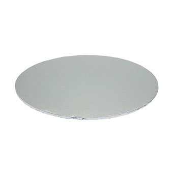Silver Round Double Thick Card Cake Board 11 Inches