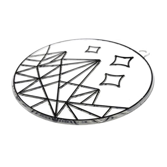 Mountains and Stars Plastic Suncatcher image number 3