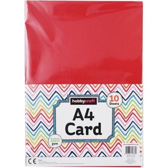 Red Card A4 10 Pack image number 3