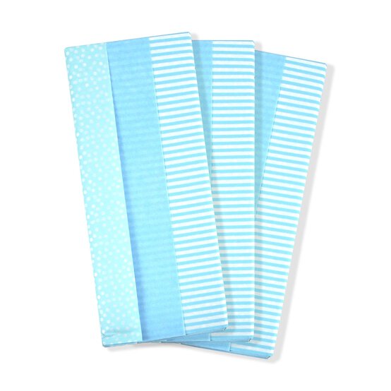 Light Blue Tissue Paper 70cm x 50cm 6 Pack image number 3