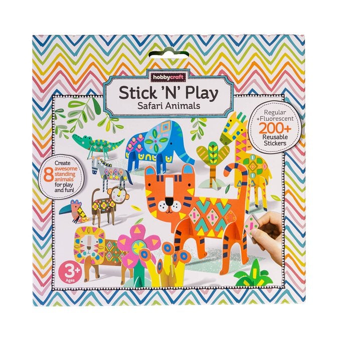 Stick’N’Play Safari Animals Kit image number 1