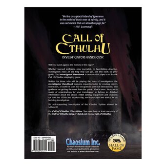 Chaosium Call of Cthulhu Investigator Handbook