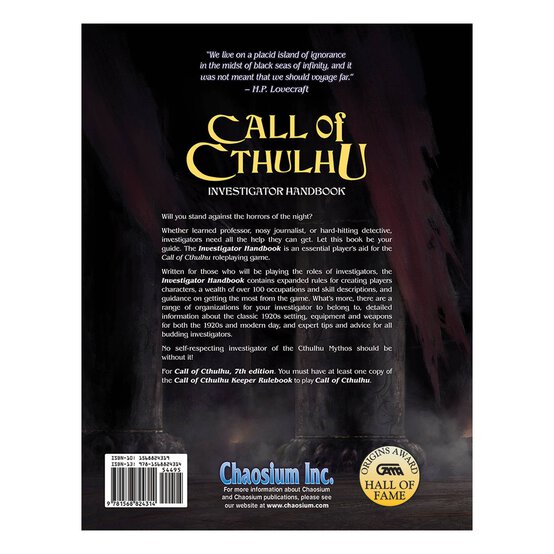Chaosium Call of Cthulhu Investigator Handbook image number 2