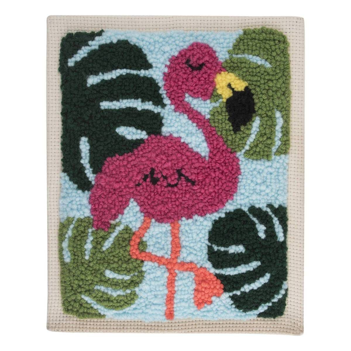 Flamingo Punch Needle Kit Hobbycraft