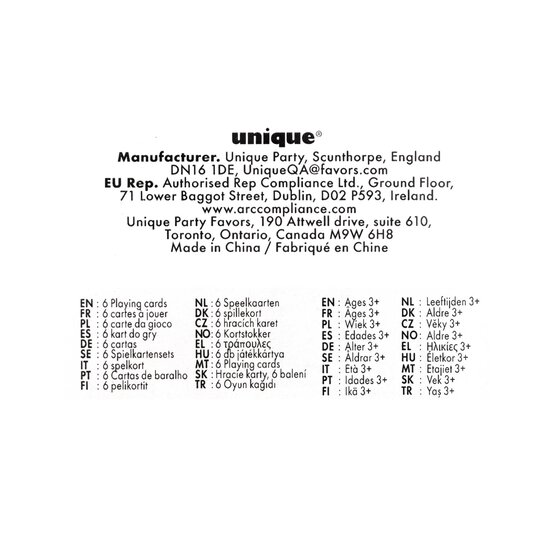 Miniature Playing Cards 6 Pack image number 6