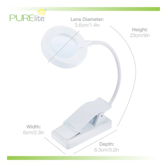 Purelite 2-in-1 Light with Clip and Magnifier image number 5