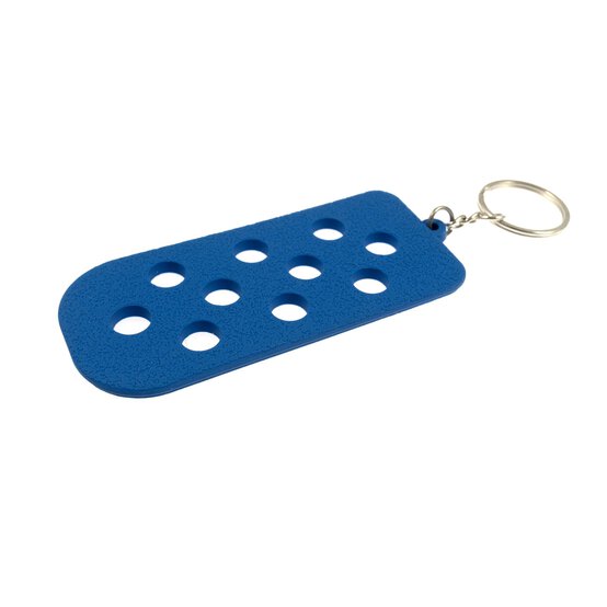 Blue Charm Keychain 4cm x 9cm image number 3