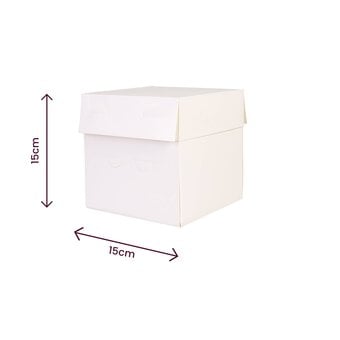 White Cake Box 6 Inches image number 5