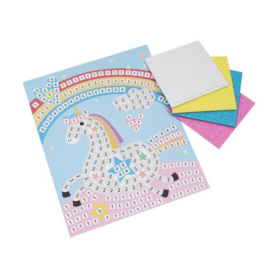Unicorn Foam Mosaic Art Kit  image number 2