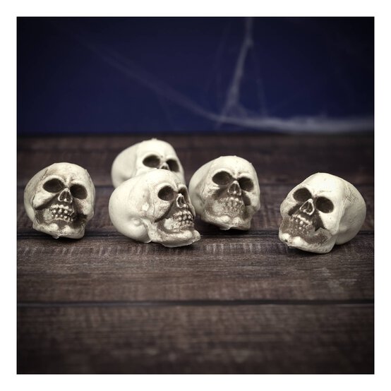 Skeleton Heads 5 Pack image number 1
