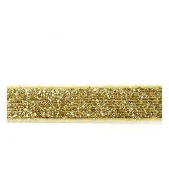 Metallic Gold Woven Sparkle Ribbon 10mm x 2.5m