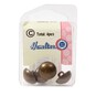 Hemline Bronze Metal Dome Button 4 Pack image number 2