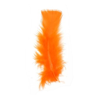 Orange Craft Feathers 5g