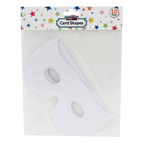 Mask Card Shapes 10 Pack image number 2