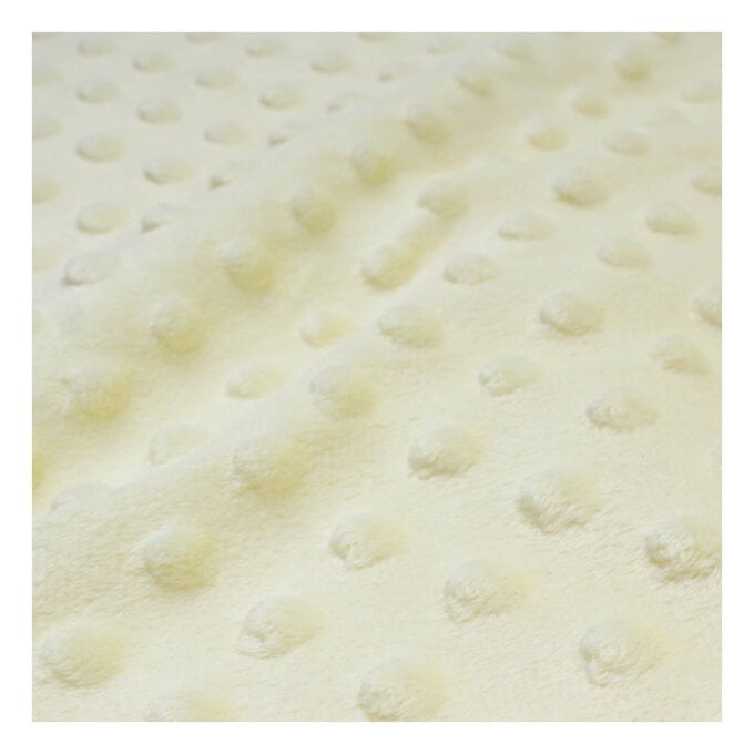 Lemon Soft Dimple Fleece Fabric by the Metre image number 1