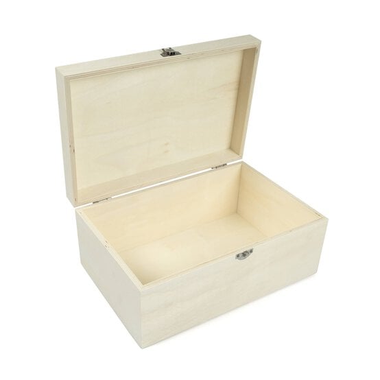 Wooden Storage Box 30cm x 20cm x 13cm image number 3