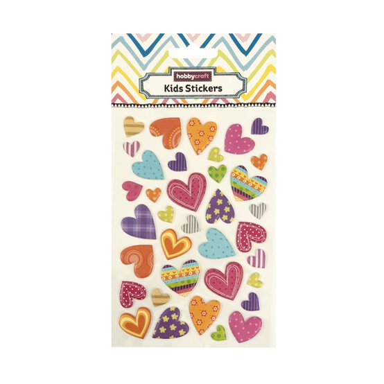 Heart Puffy Stickers image number 3